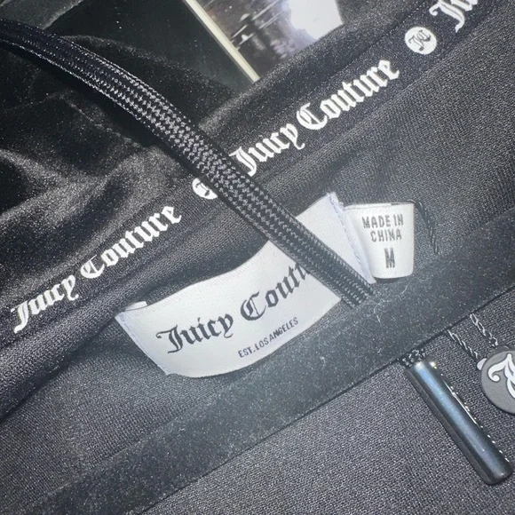 Juicy Couture Black Velvet Women's sweater - Picture 3 of 6